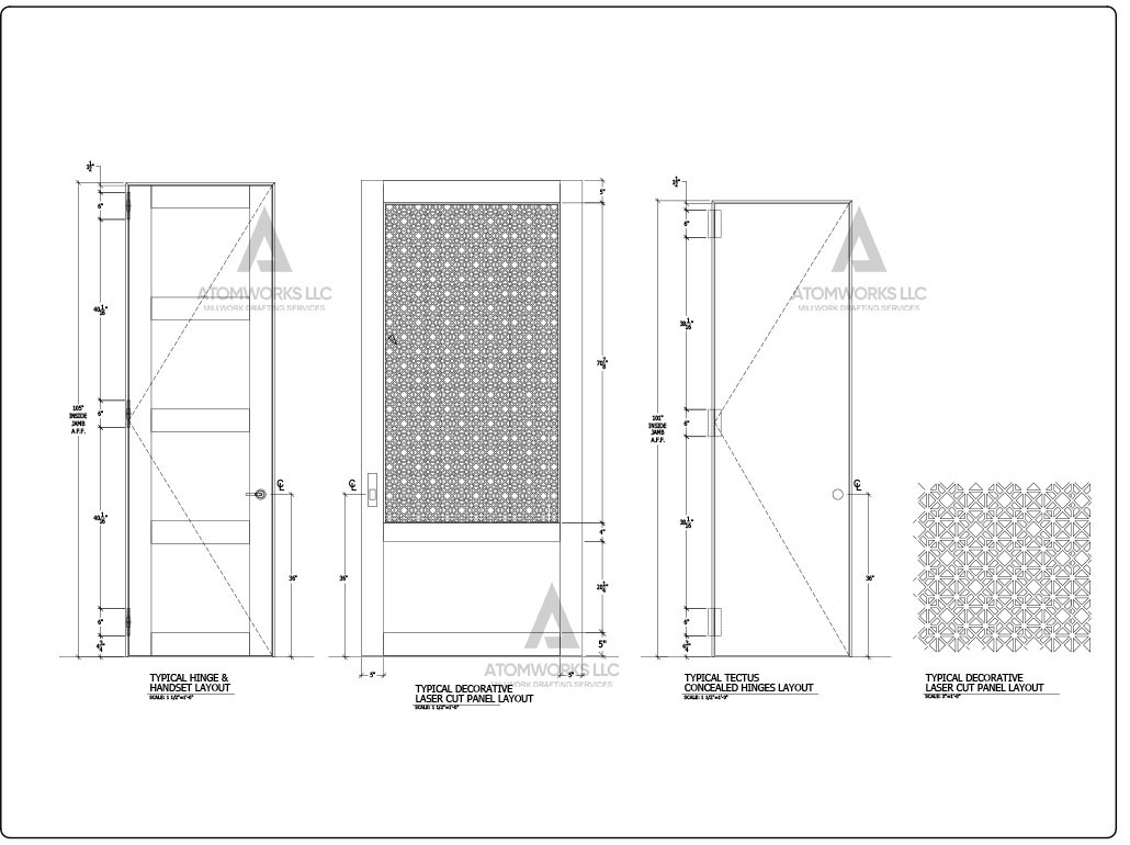 Millwork Drawing Service