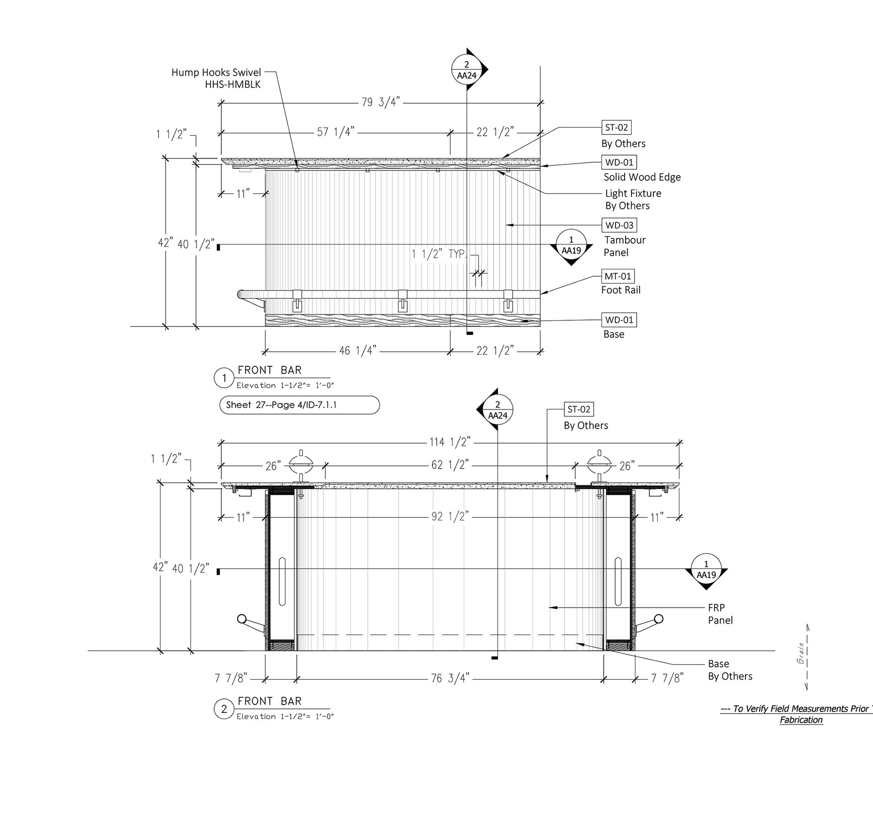 Millwork Drawing Service